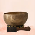 Load image into Gallery viewer, Handmade Kopre singing bowl from Nepal with natural finish