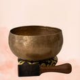 Load image into Gallery viewer, Handcrafted Kopre singing bowl supporting crown chakra alignment