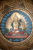 Load image into Gallery viewer, Four-Armed Chenrezig Carved Singing Bowl - Handcrafted Tibetan Bowl