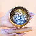 Load image into Gallery viewer, Flower of Life Singing Bowl for Connection