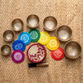 Load image into Gallery viewer, Chakra Singing Bowl set