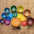 Load image into Gallery viewer, Chakra Singing Bowl set