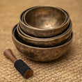 Load image into Gallery viewer, Full Moon Set of 7 Singing Bowls - Tibetan sound healing bowl