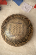 Load image into Gallery viewer, Tibetan Chenrezig Carved Singing Bowl - Meditation Bowl