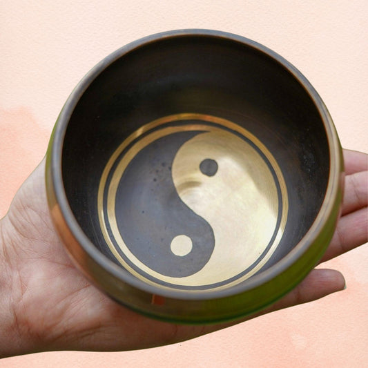 Ying Yang Singing Bowl - Handcrafted Bowl