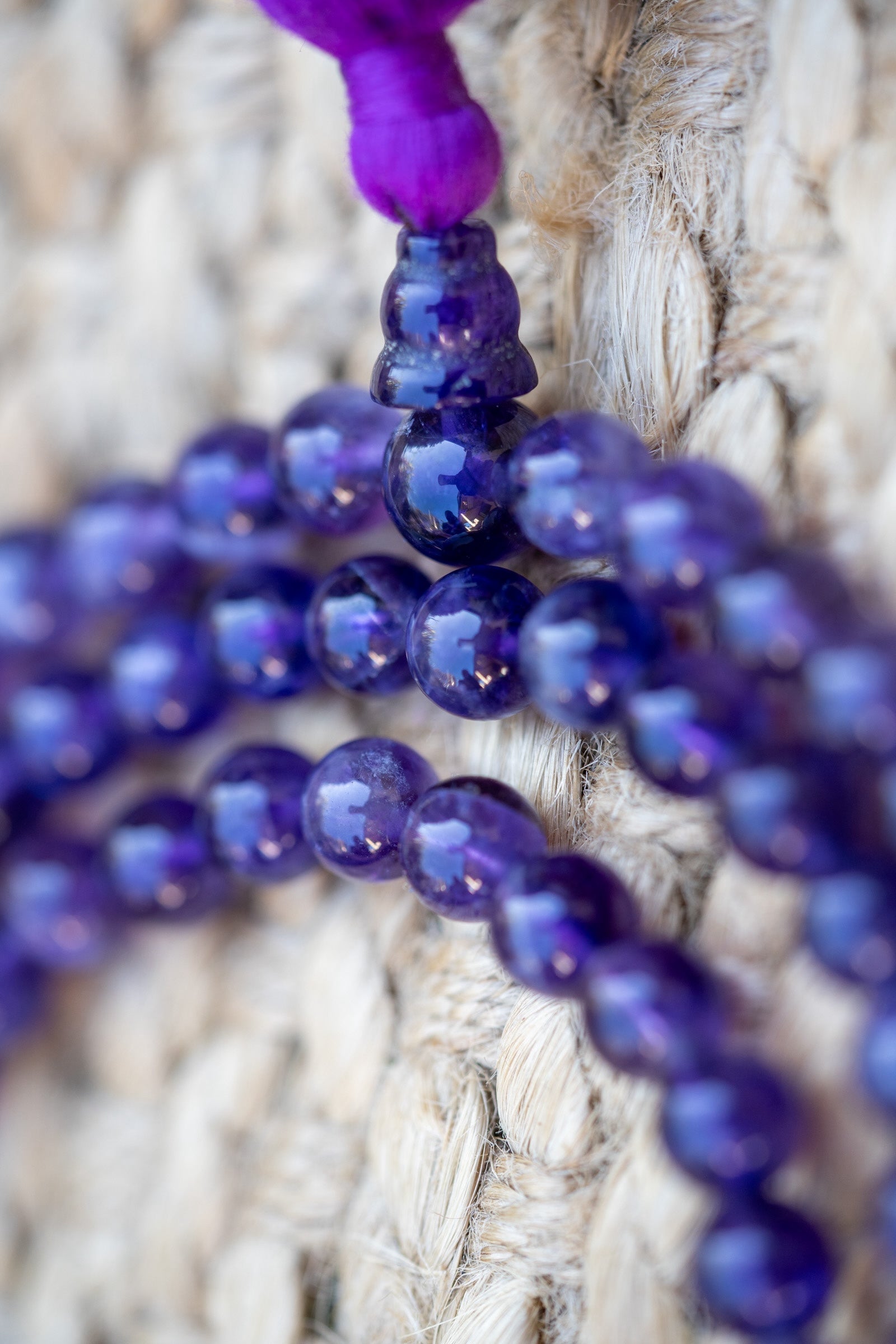 108 Beads Amethyst Mala