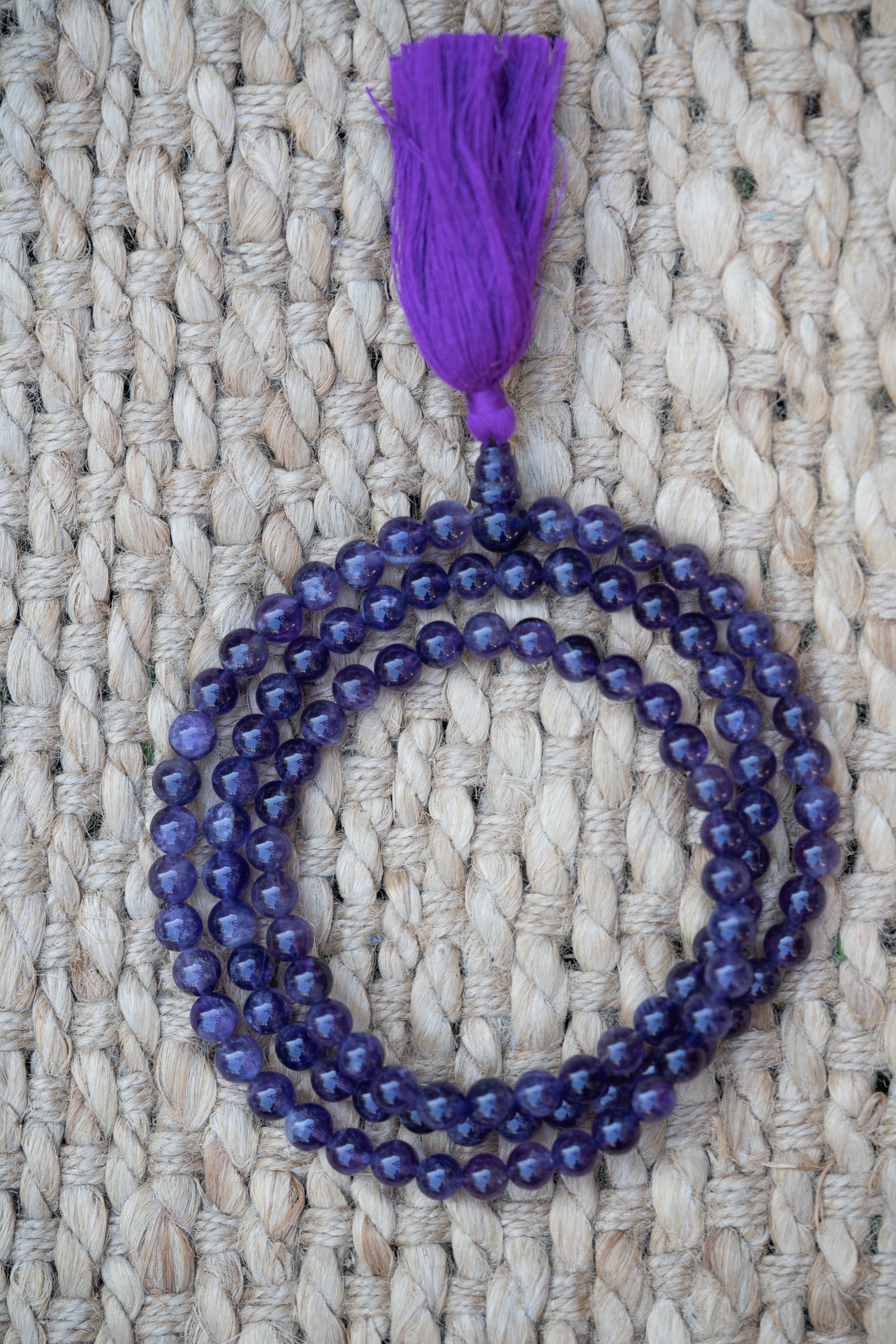 108 Beads Amethyst Mala