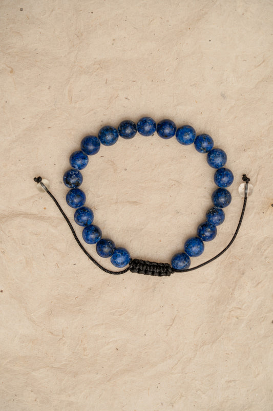 Lapis Lazuli Adjustable Bracelet