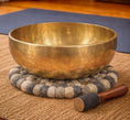 Load image into Gallery viewer, Himalayan brass singing bowl with felt mallet