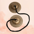 Load image into Gallery viewer, OM Carved Lotus Tingsha