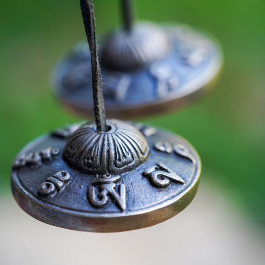 OM Mani Padme Hum Tingsha Bell or Cymbal