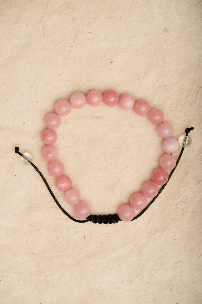 Pink Opal - Gentle Heart Stone Bracelet