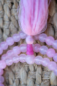 Load image into Gallery viewer, Rose Quartz Mala for prayer and meditation.
