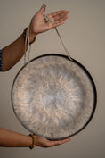 Load image into Gallery viewer, Flower of Life Gong - Handcrafted Tibetan Gong