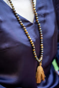 Load image into Gallery viewer,  Tiger Eye Mala for daily meditation.