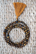 Load image into Gallery viewer,  Tiger Eye Mala for daily meditation.