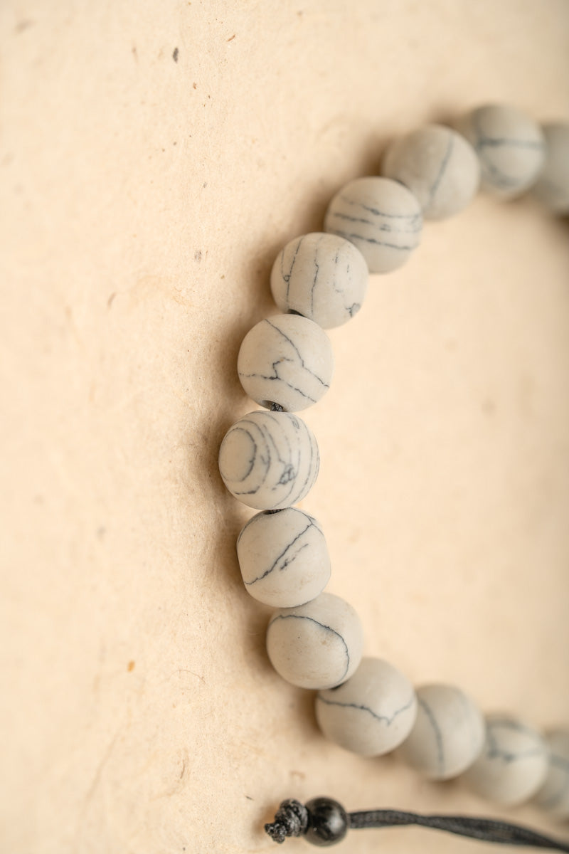 White Howlite Bracelet