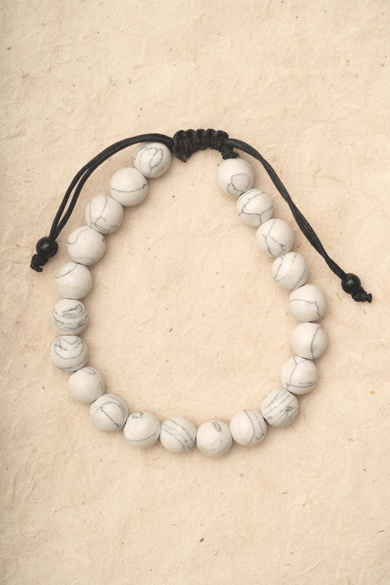 White Howlite Bracelet