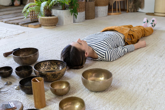 Singing Bowl in Meditation