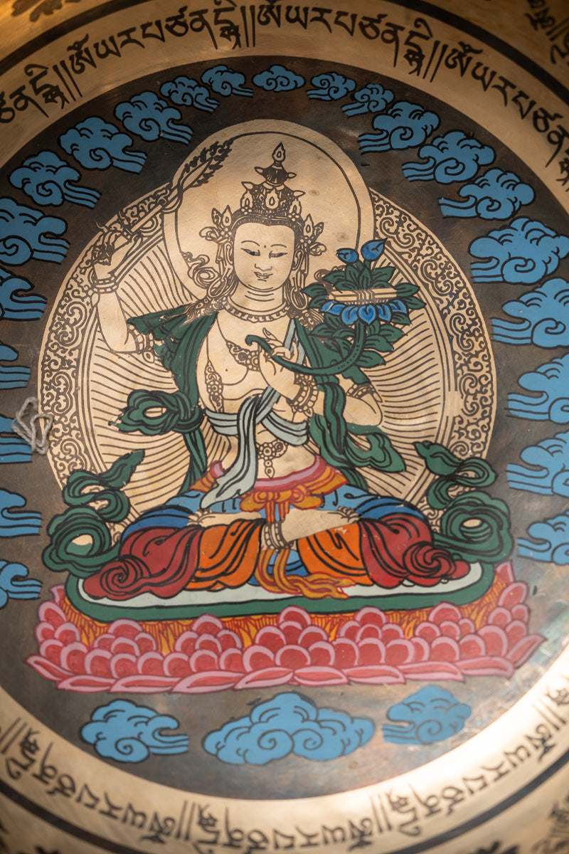 Manjushri Singing Bowl for meditation and sound healing.