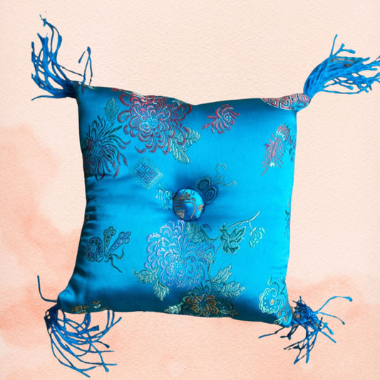 Blue Square Cushion - Shop Now