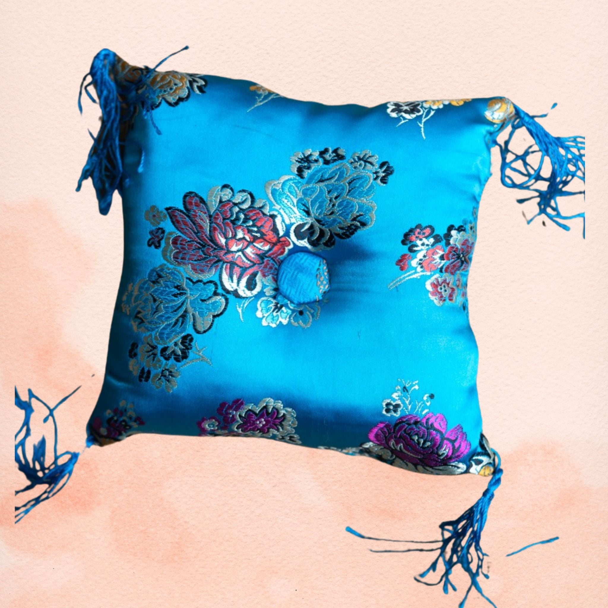 Blue Square Cushion - Shop Now