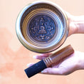 Load image into Gallery viewer, Buddha Mandala Carved Singing Bowl - Singing Bowl Shop
