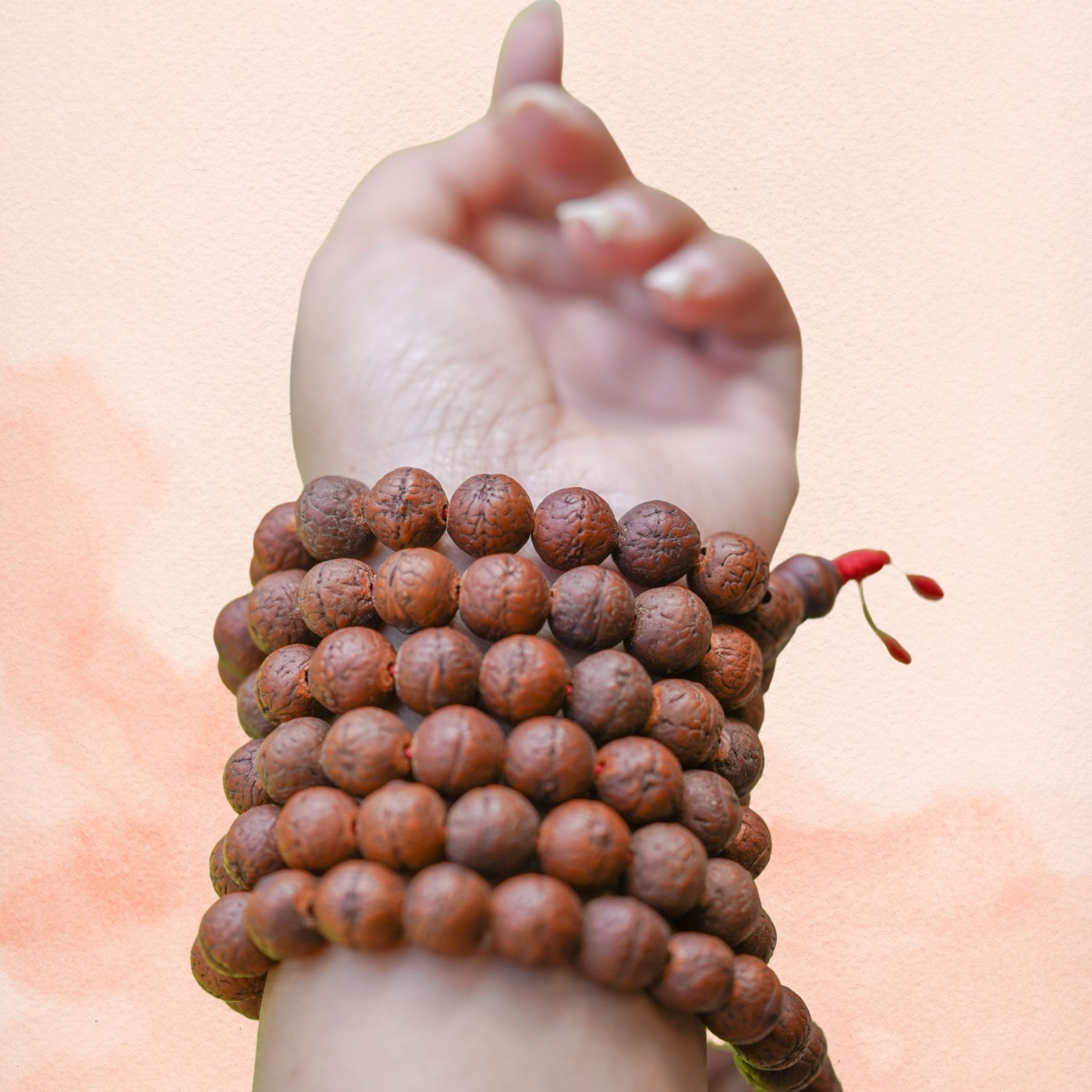 Antique Dark Bodhi Bead Mala