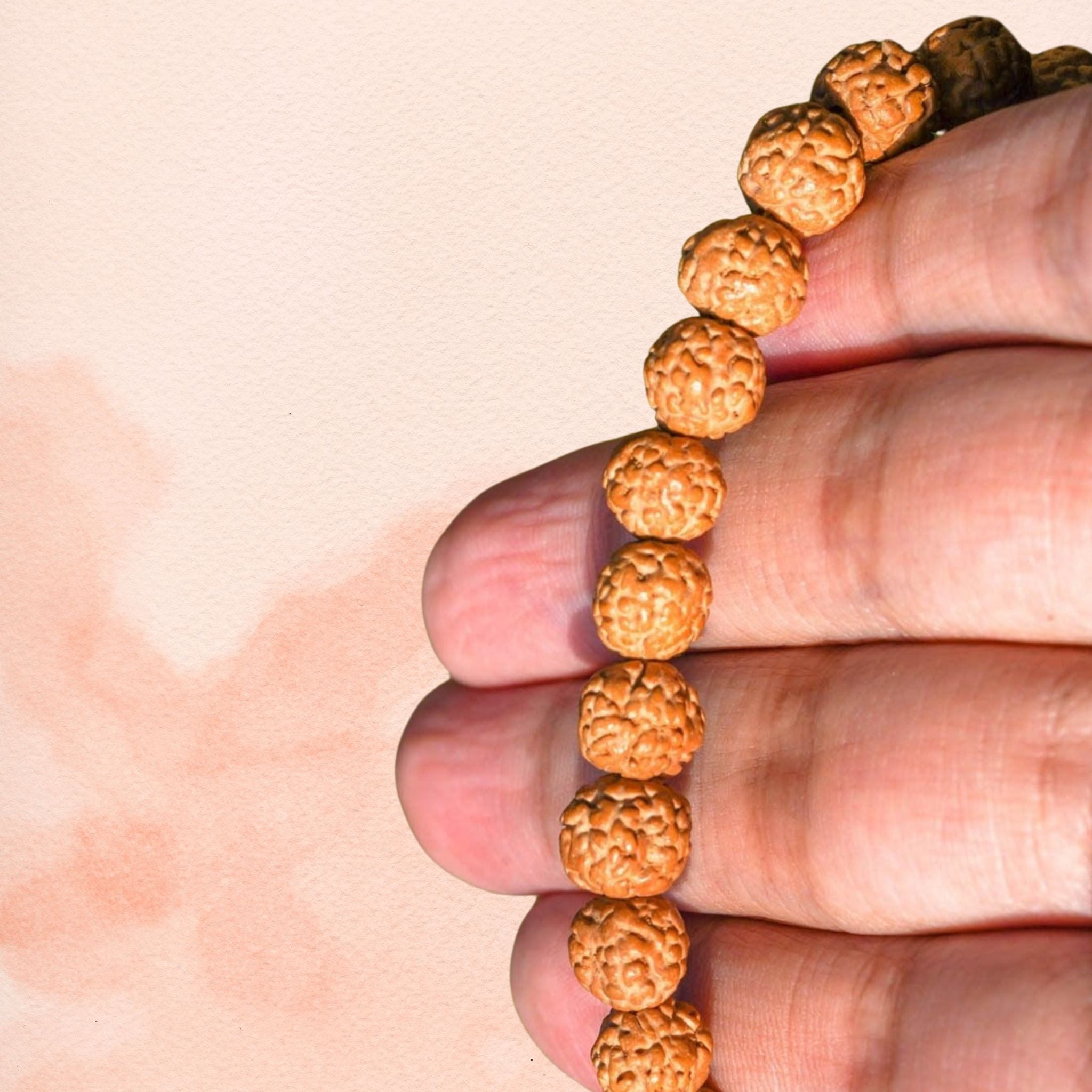 Natural Rudraksha Bead Bracelet