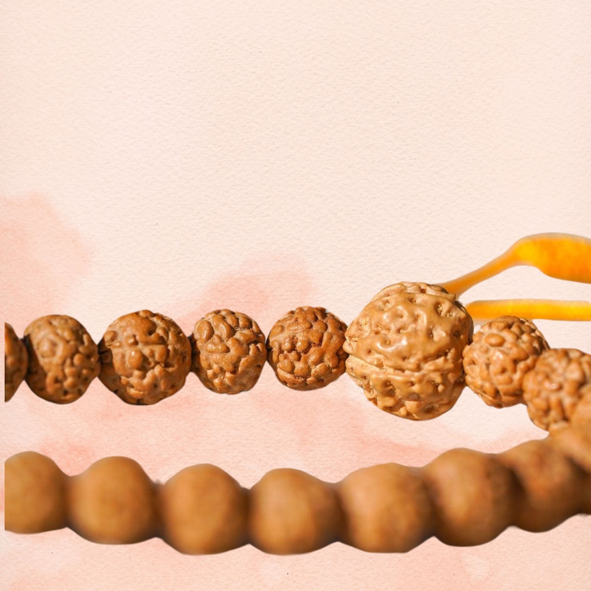 Natural Rudraksha Bead Bracelet