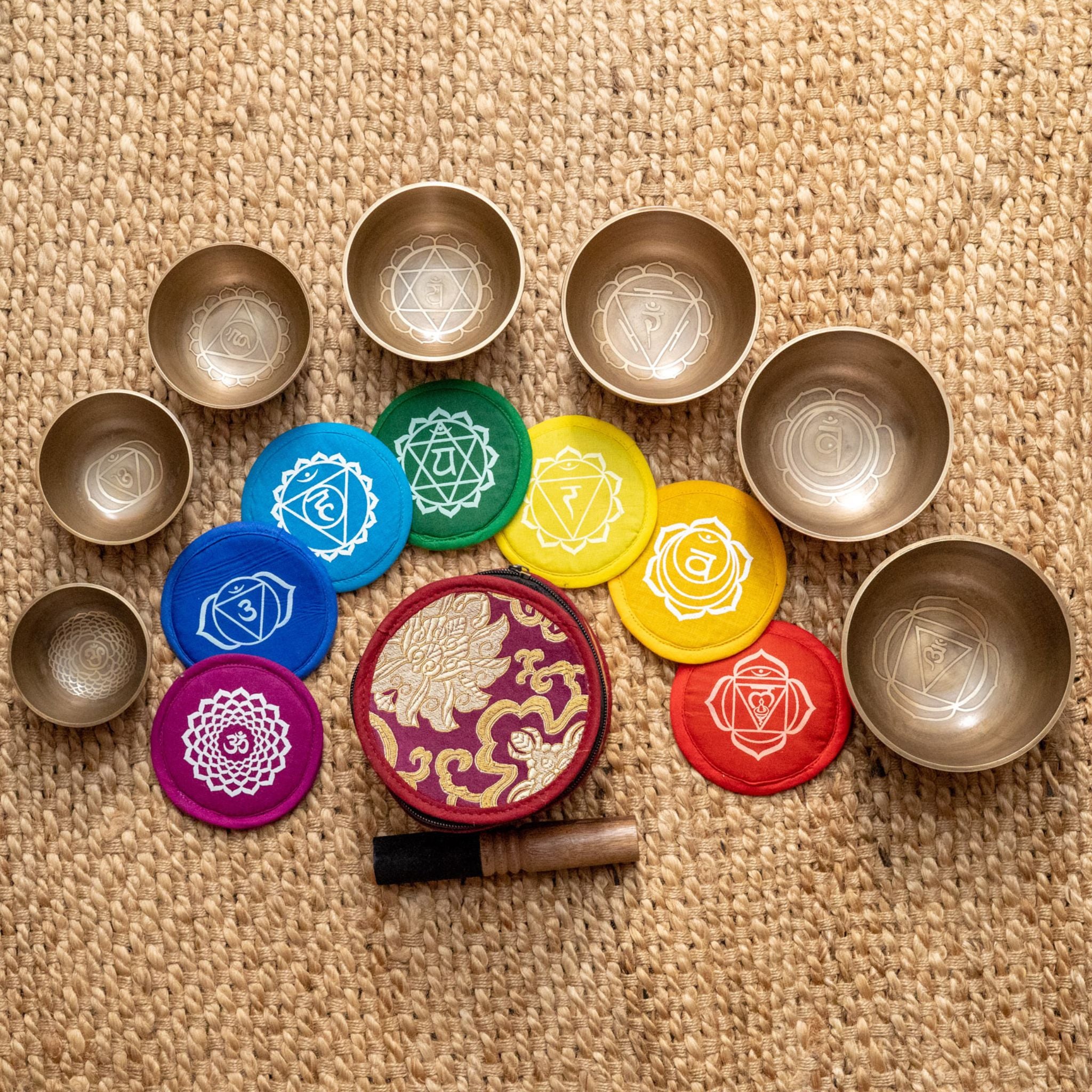 Chakra Singing Bowl set