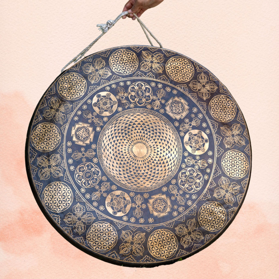 Handcrafted Gong from Nepal.