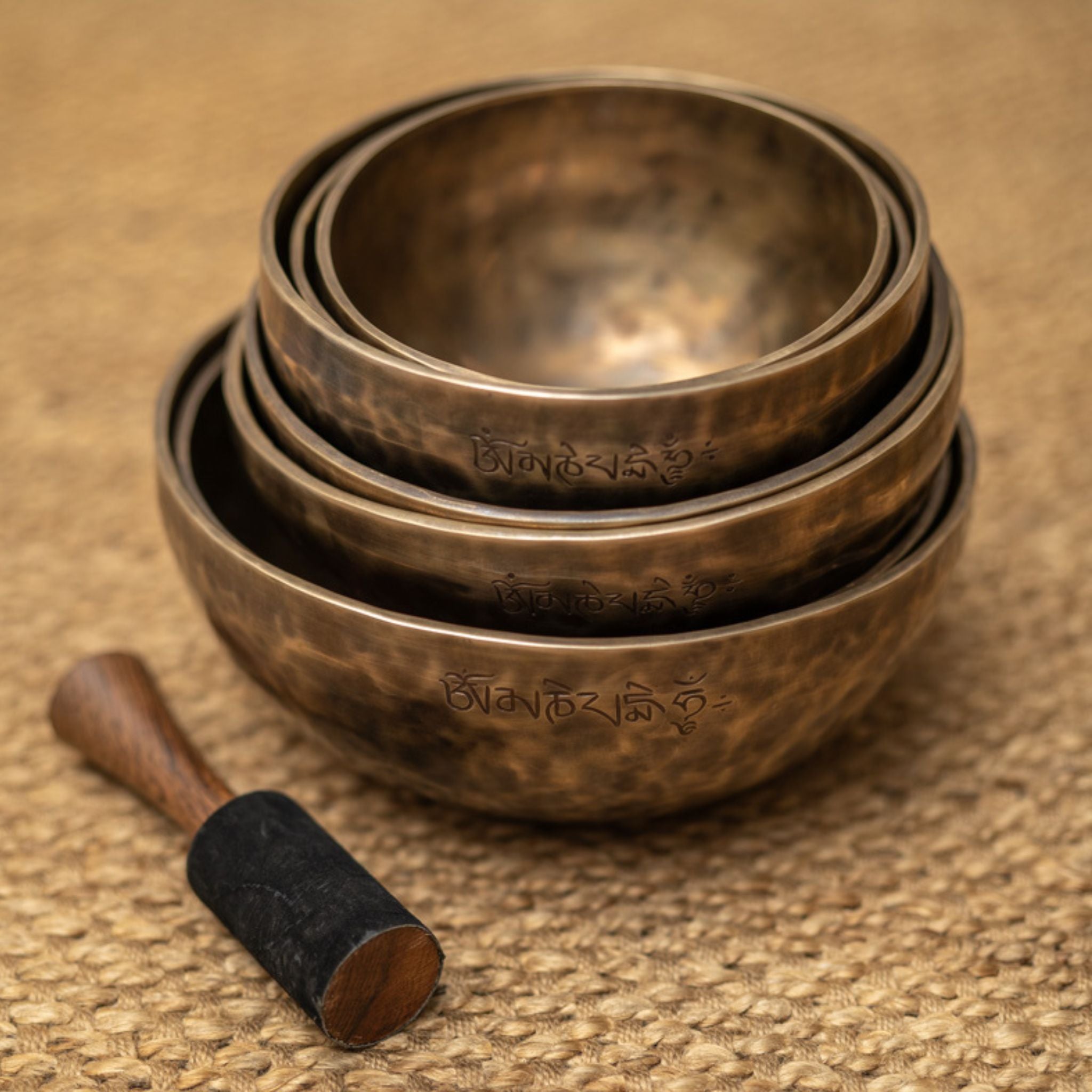 Full Moon Set of 7 Singing Bowls - Tibetan sound healing bowl