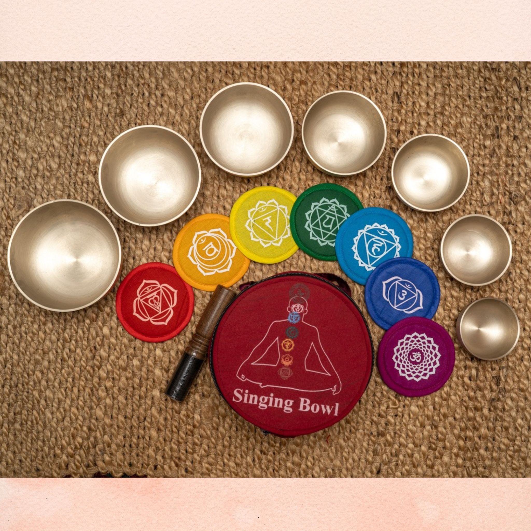 7 Chakra Set Singing Bowls