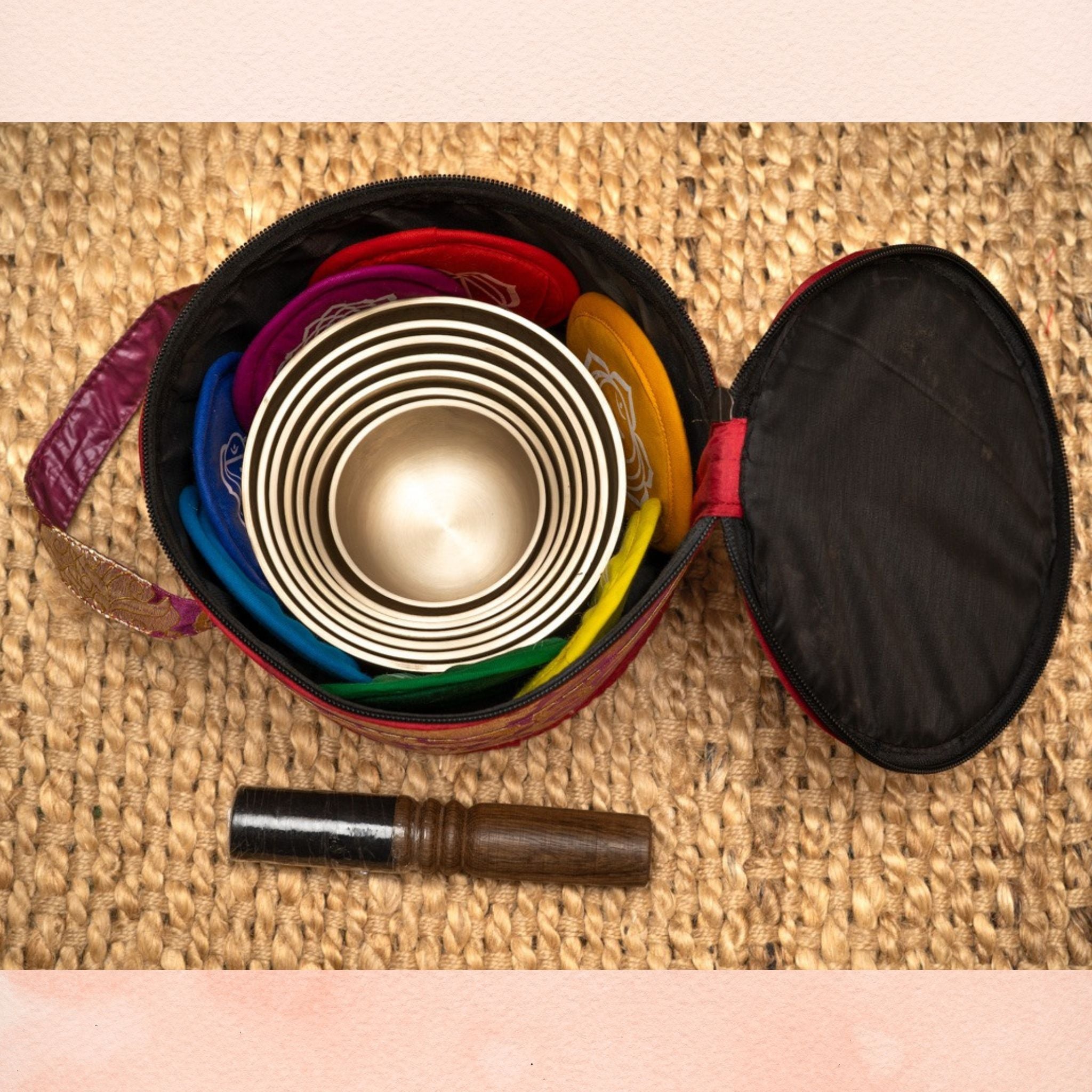 7 Chakra Set Singing Bowls