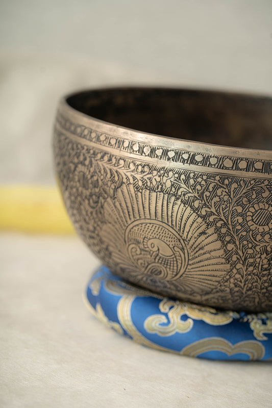 Handcrafted Himalayan singing bowl 
