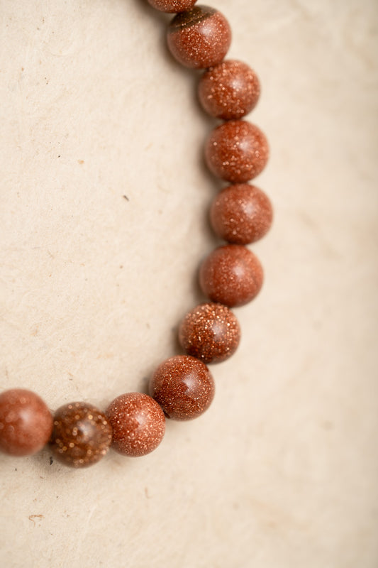 Goldstone Bracelet - stone of ambition