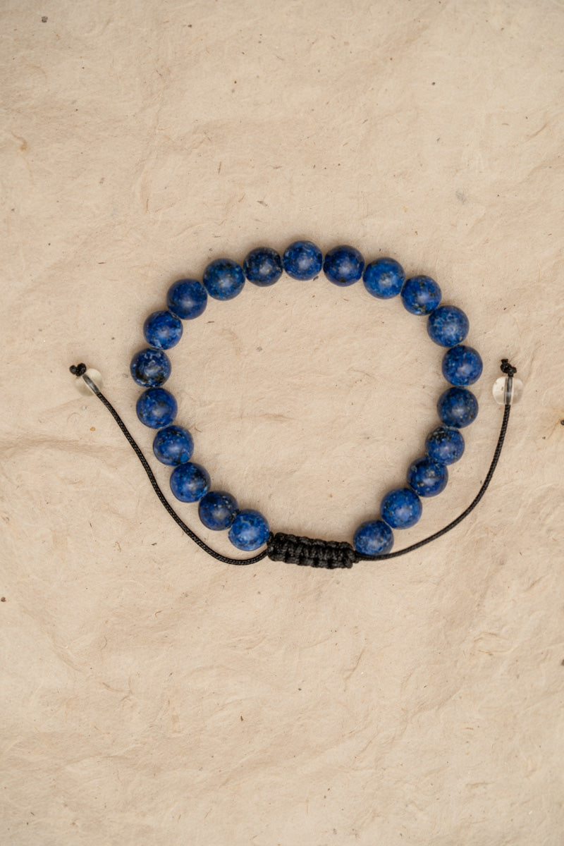 Lapis Lazuli Adjustable Bracelet