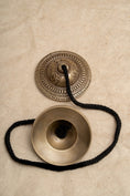 Load image into Gallery viewer, OM Carved Lotus Tingsha
