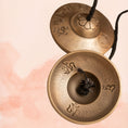 Load image into Gallery viewer, Moon Tingsha - Handcrafted Tingsha for sound healing.
