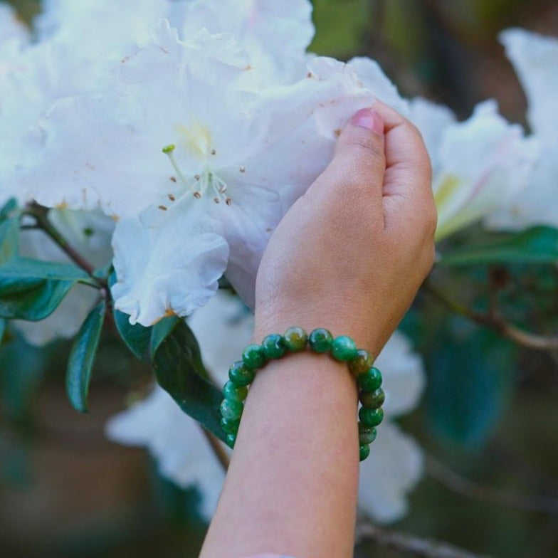 Natural Green Emerald Bracelet