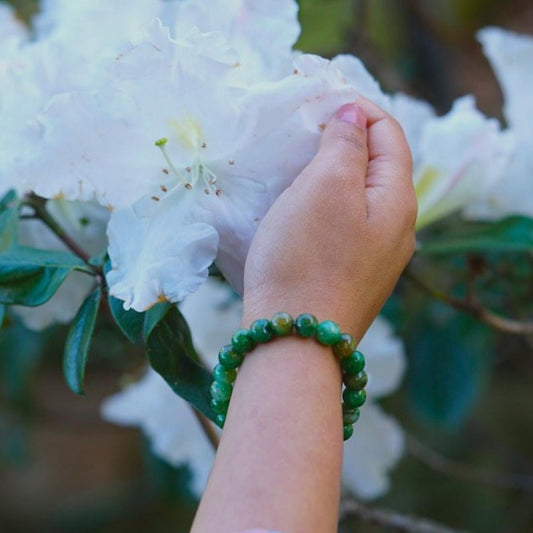 Natural Green Emerald Bracelet