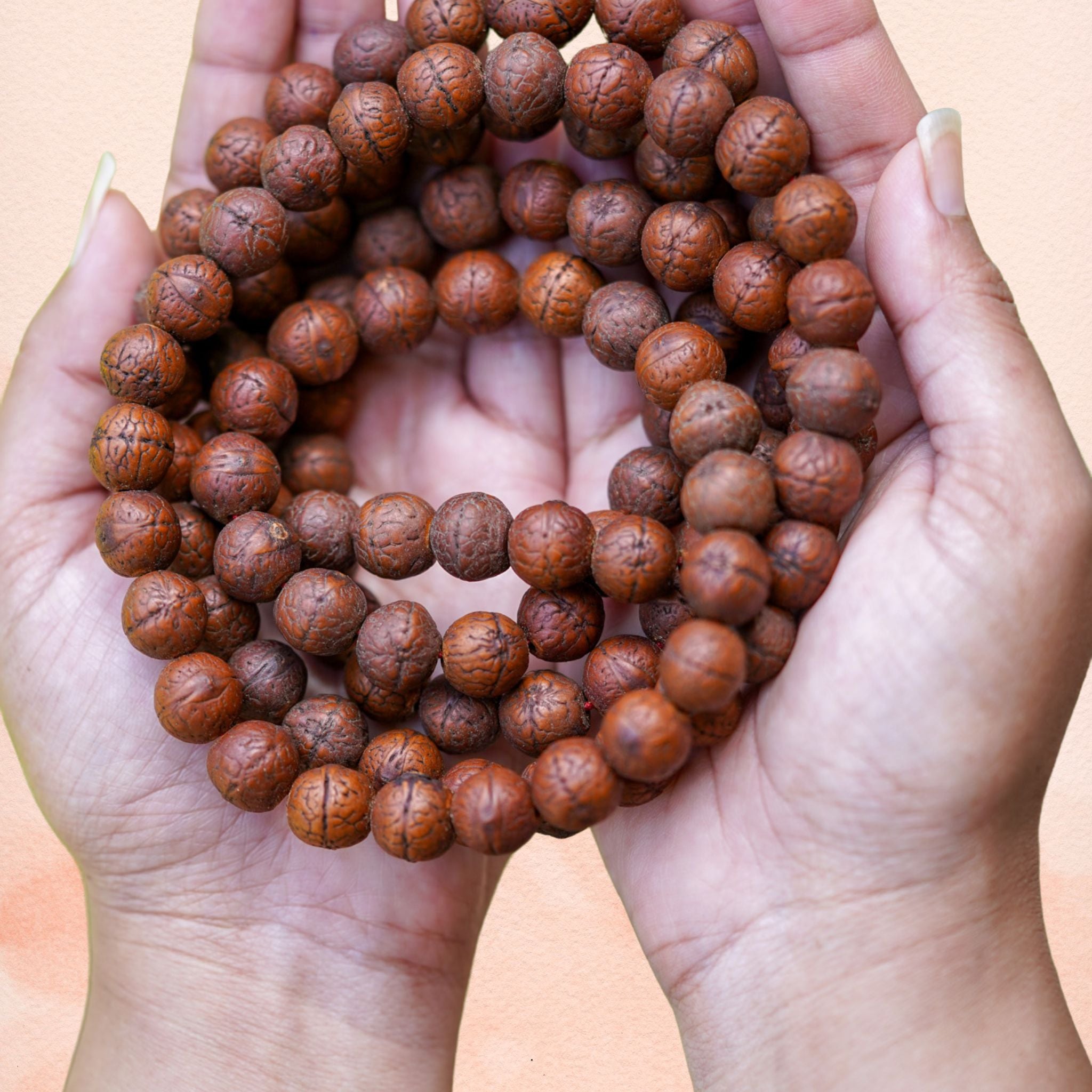 Antique Dark Bodhi Bead Mala