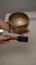 Load image into Gallery viewer, Antique Naga Singing Bowl – Vibrational healing and chakra balancing
