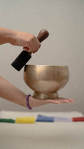 Load image into Gallery viewer, Antique Naga Singing Bowl – Rich vibrations for meditation and chakra healing
