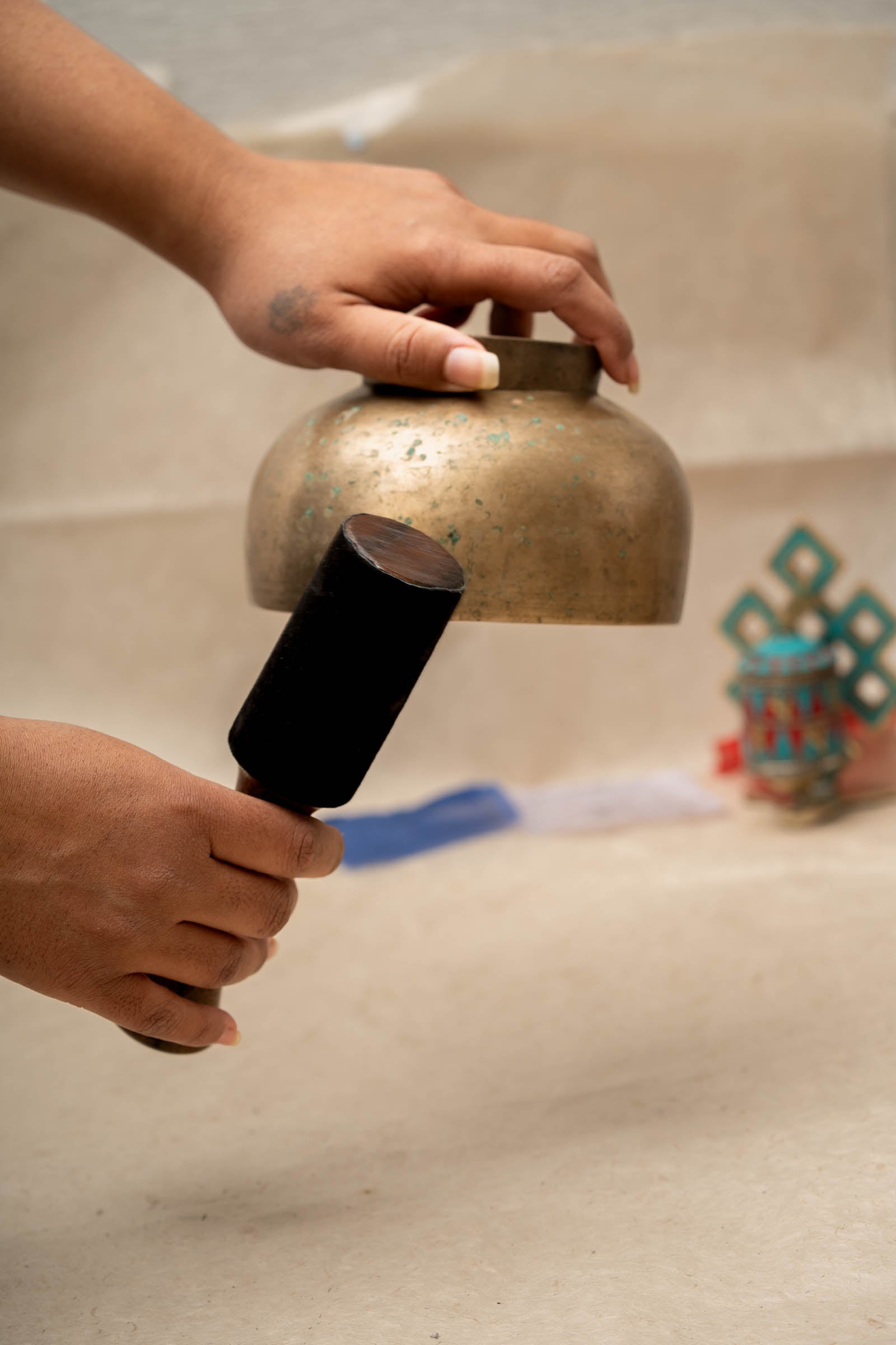 Naga Singing Bowl - (E4 - Solar Plexus Chakra)