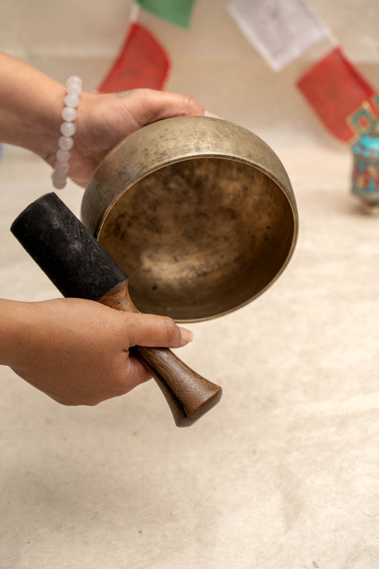 Naga Singing Bowl - (D4 - Sacral Chakra)- Antique Bowl