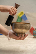 Load image into Gallery viewer, Naga Singing Bowl - (D4 - Sacral Chakra)- Antique Bowl
