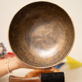 Load image into Gallery viewer, Carved Singing Bowl (Lower A4 & Higher D#3)
