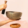 Load image into Gallery viewer, Carved Singing Bowl (Lower A4 & Higher D#3)
